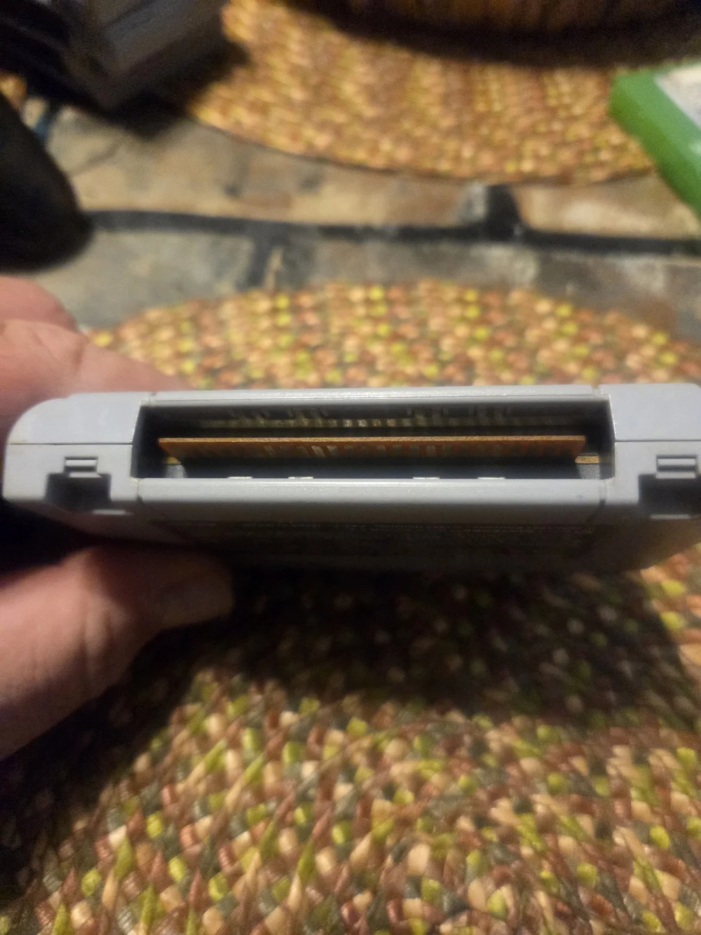 Nintendo Gray Cartridge with Yellow Mario Tennis 64 Label